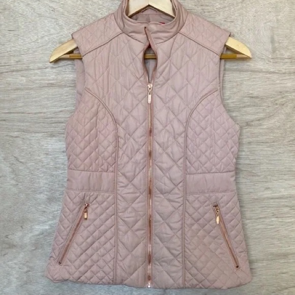 Guess rose gold quilted vest - Picture 1 of 7